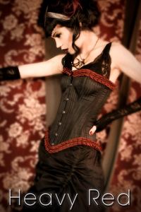Victorian French Pleated Striation Corset