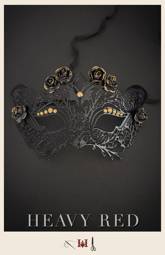 Parisian Wire Enchantress Mask Gold