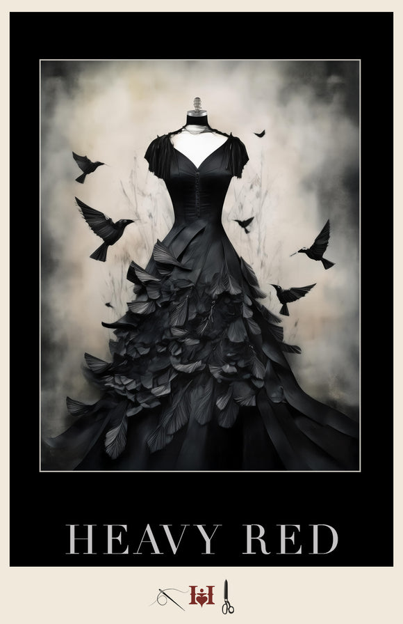 Raven Couture Art Print