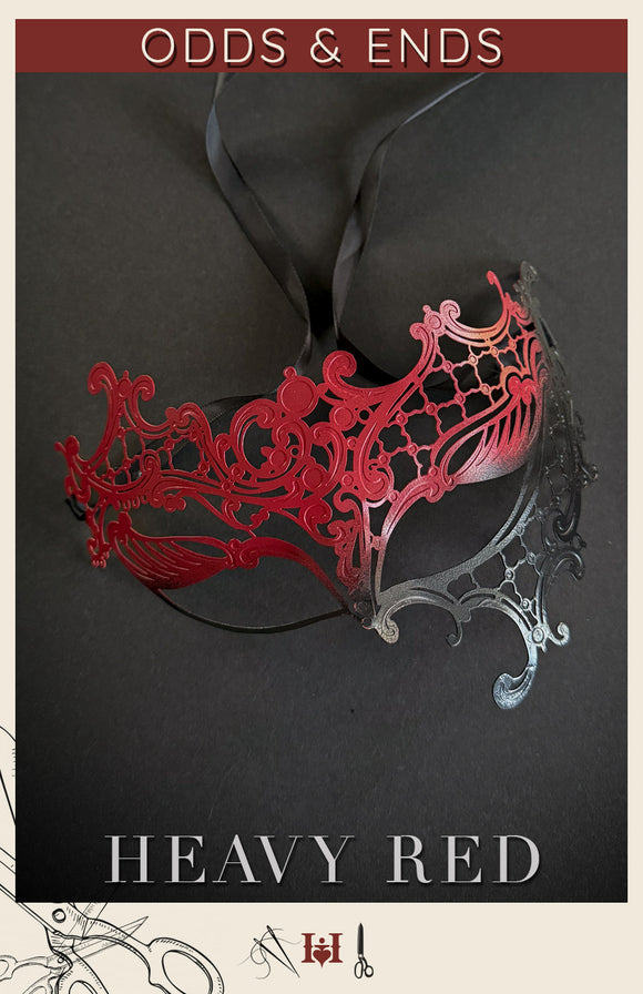 Red & Black Wire Mask