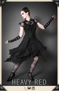 Ineffable Darkness Chiffon Dress