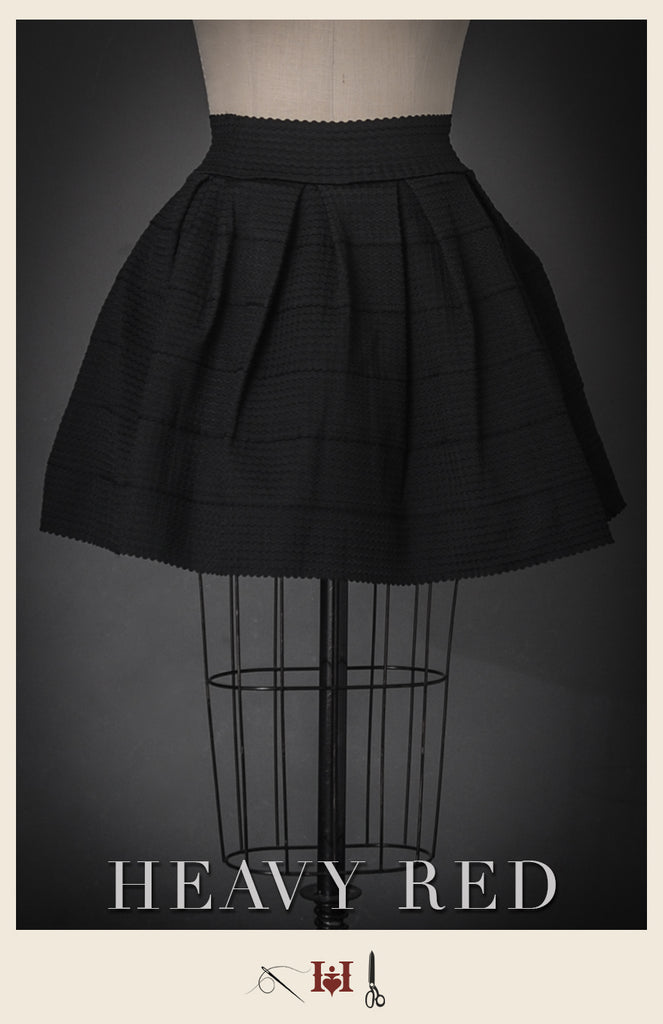French Pleated Umbrella Skirt