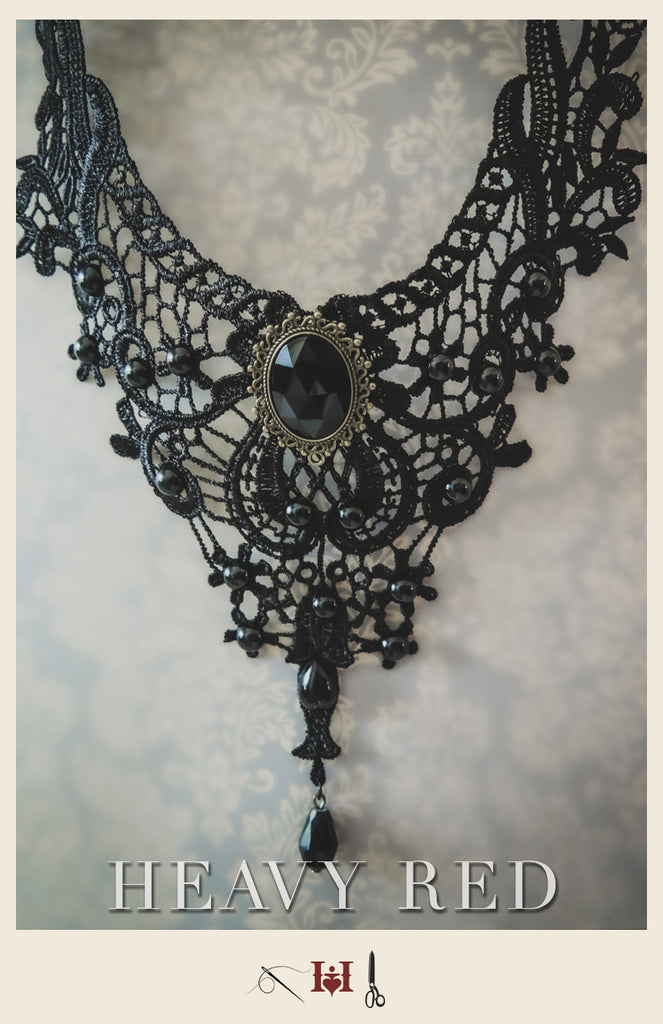 Evocative Aristocracy Lace Necklace