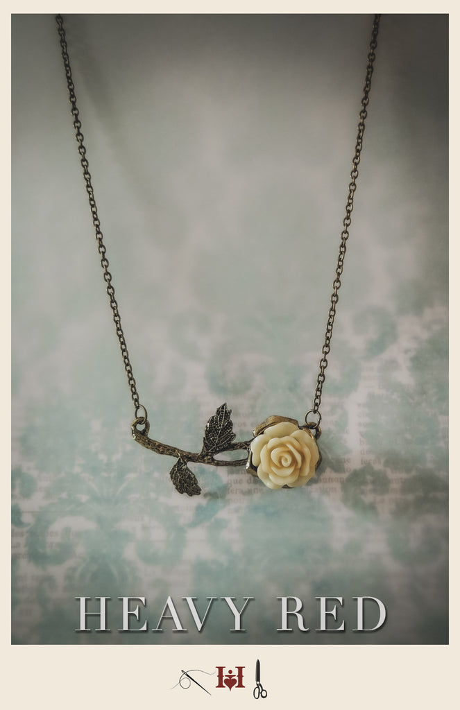Alice's Vintage Rose Necklace