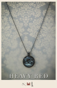 Two-headed Serpent Picture Necklace