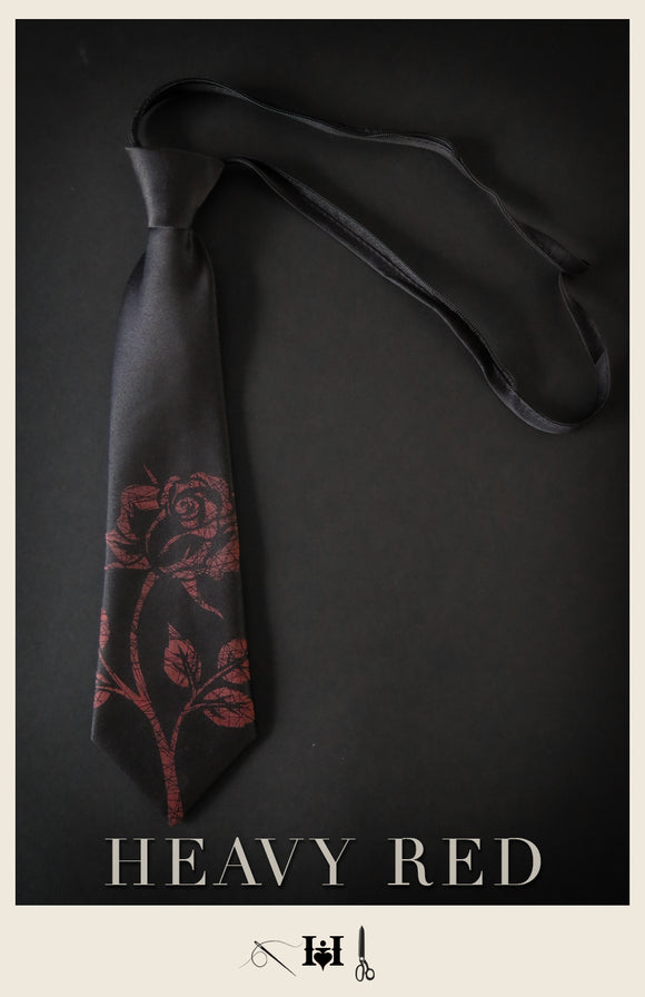 Thorns of Love Rose Tie