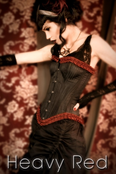 Victorian French Pleated Striation Corset