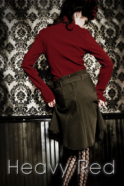 KIDILL】GOTH LOLITA DRESS SHIRTS Gothic Lolita crimson dress shirt