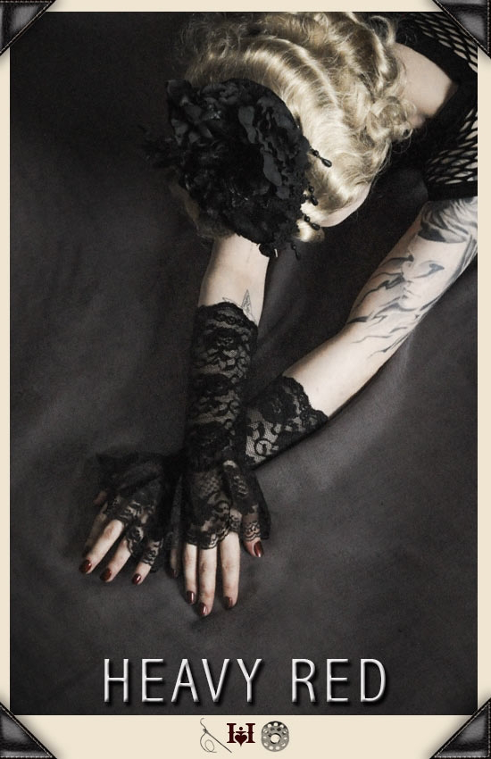 Gothic Lolita Lace Cuffs